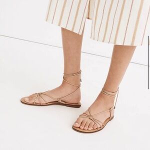 MADEWELL The Katya Lace up Sandal New in Box 9